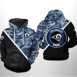 Los Angeles Rams NFL Camo Team 3D Printed Hoodie/Zipper Hoodie - dedea7bc1862