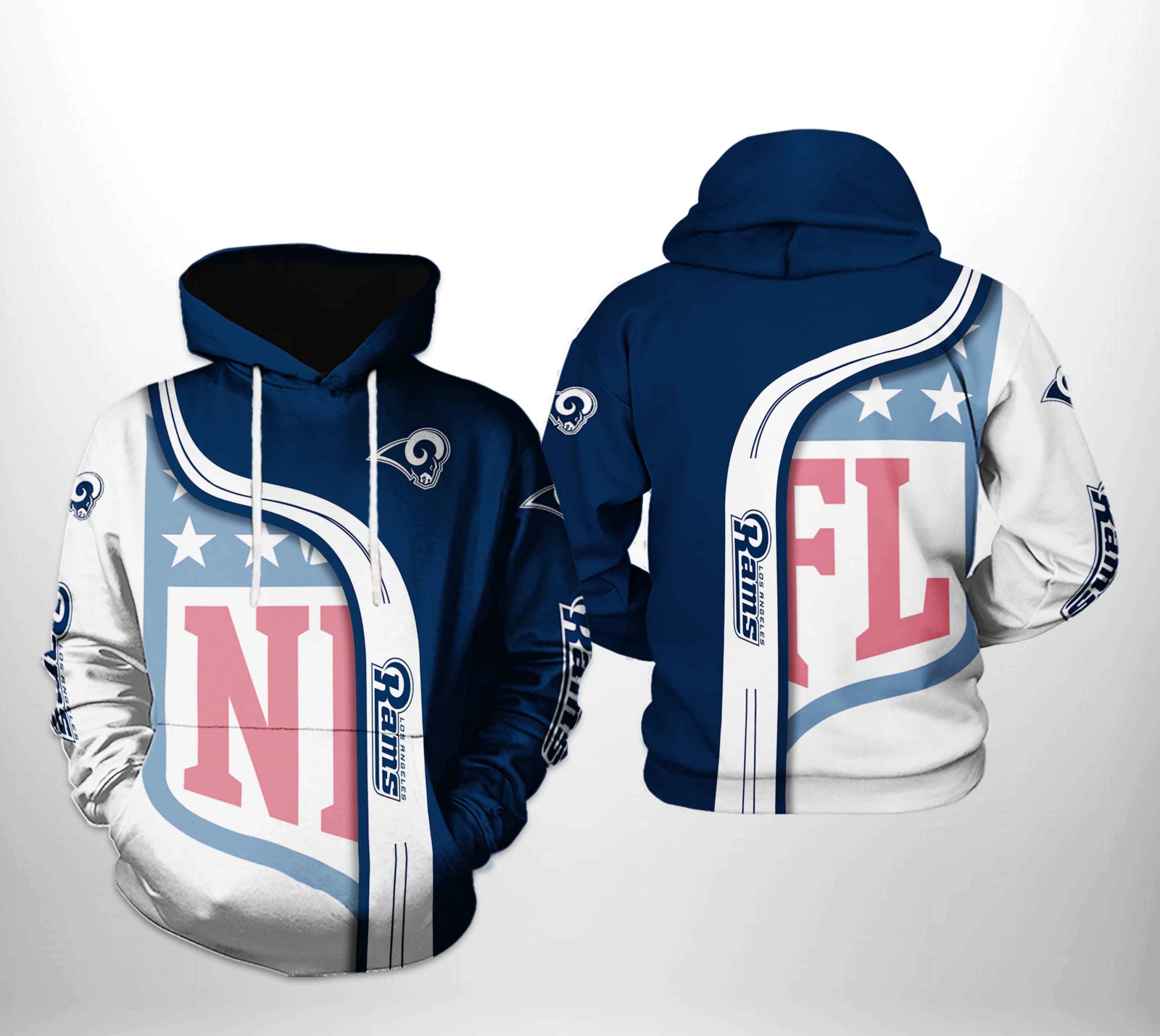 Los Angeles Rams NFL Team 3D Printed Hoodie/Zipper Hoodie - 2c1d6c204be3 Los Angeles Rams NFL Team 3D Printed Hoodie/Zipper Hoodie - 2c1d6c204be3