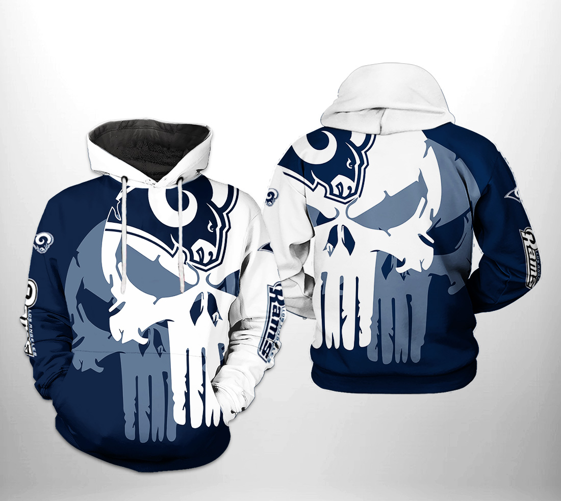 Los Angeles Rams NFL Team Skull 3D Printed Hoodie/Zipper Hoodie - 721404bf627e Los Angeles Rams NFL Team Skull 3D Printed Hoodie/Zipper Hoodie - 721404bf627e