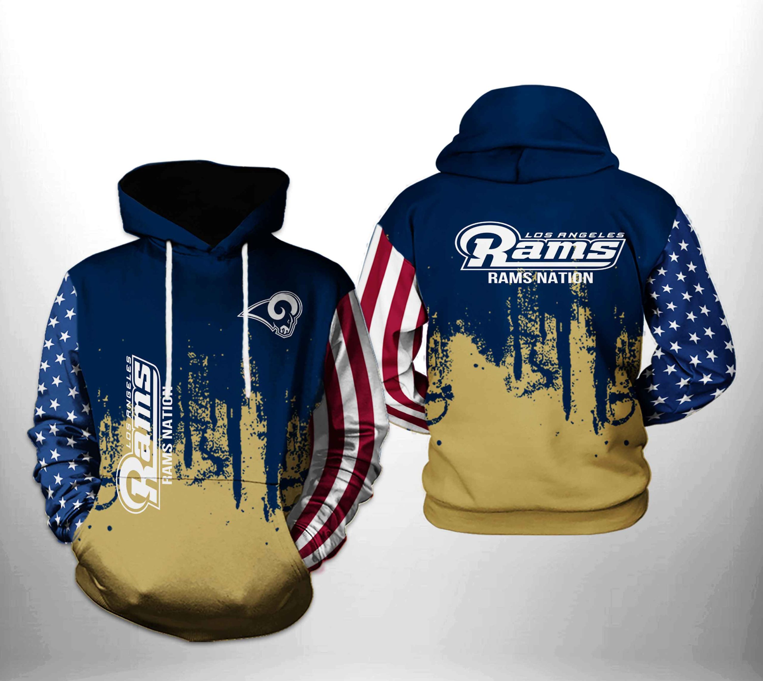 Los Angeles Rams NFL Team US 3D Printed Hoodie/Zipper Hoodie - 07bd7d228ba3 Los Angeles Rams NFL Team US 3D Printed Hoodie/Zipper Hoodie - 07bd7d228ba3