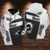 Los Angeles Rams Ncaa Football Many Logo 3d Hoodie For Men For Women Los Angeles Rams All Over Printed Hoodie. Los Angeles Rams 3d Shirt - 7dc047e4405c