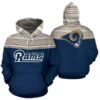 Los Angeles Rams Ncaa Football Maori Tattoo White Blue 3d Hoodie For Men For Women Los Angeles Rams All Over Printed Hoodie. Los Angeles Rams 3d Shirt - 620d01c4d806