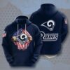 Los Angeles Rams Nfl American Ripped Pullover And Zippered Hoodies Custom 3d Graphic Printed 3d Hoodie For Men For Women - d60ee2ba2c55