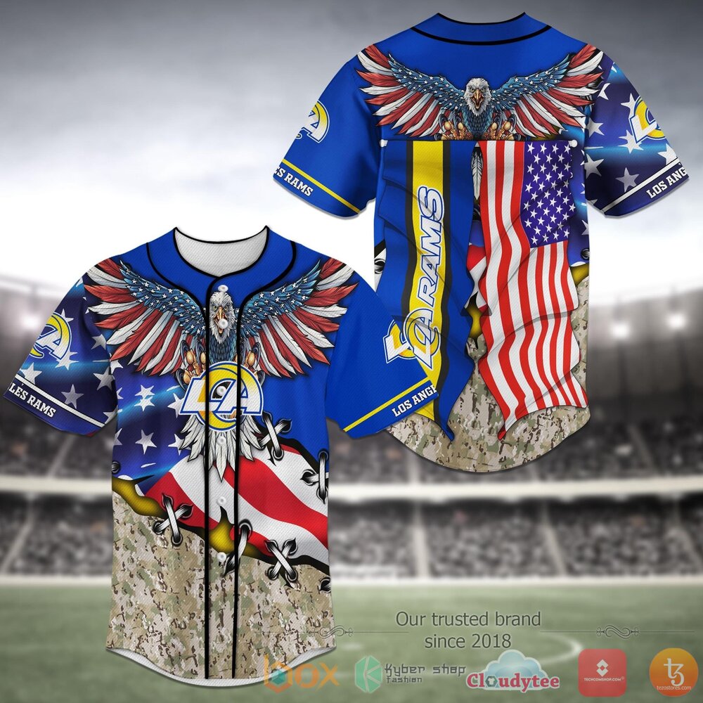 Los Angeles Rams Nfl Baseball Jersey Shirt Los Angeles Rams Nfl Baseball Jersey Shirt