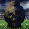 Los Angeles Rams Skull Pullover And Zippered Hoodies Custom 3D Los Angeles Rams Graphic Printed 3D Hoodie All Over Print Hoodie For Men For Women - 3a5b87ed7514