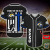 Los Angeles Rams Stand For The Flag Kneel For The Cross Baseball Jersey Shirt