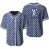 Louis Vuitton Blue Baseball Jersey
