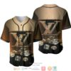 Louis Vuitton Diamond Brown Baseball Jersey