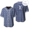 Louis Vuitton Logo 3D Full Over Printed Baseball Jersey Shirt