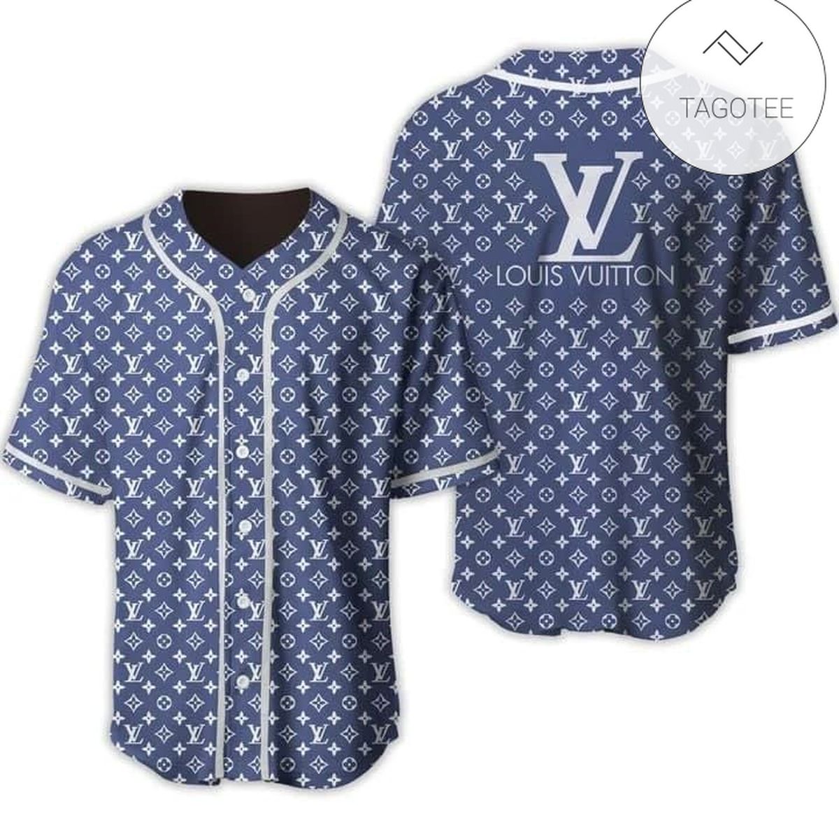 Louis Vuitton Logo 3D Full Over Printed Baseball Jersey Shirt Louis Vuitton Logo 3D Full Over Printed Baseball Jersey Shirt