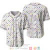Louis Vuitton Multicolors Lv White Baseball Jersey