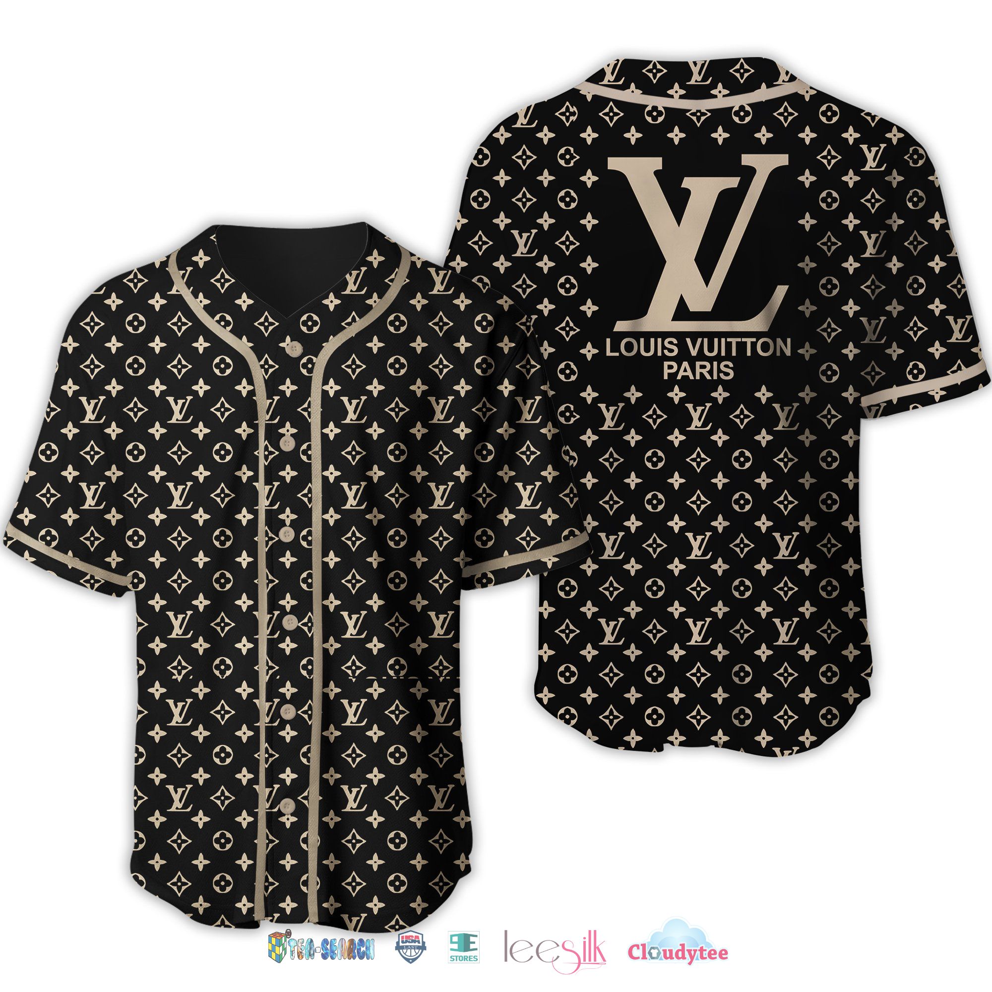 Louis Vuitton Paris Baseball Jersey Shirt Louis Vuitton Paris Baseball Jersey Shirt