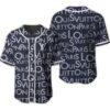 Louis Vuitton Paris Blue Baseball Jersey
