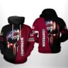 Louisiana Monroe Warhawks NCAA US Flag Skull 3D Printed Hoodie/Zipper Hoodie - 9fc0629e6efd