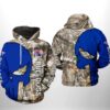 Louisiana Tech Bulldogs NCAA Camo Veteran Hunting 3D Printed Hoodie/Zipper Hoodie - 34fa4105b3e1