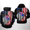 Louisiana Tech Bulldogs NCAA US Flag 3D Printed Hoodie/Zipper Hoodie - 19e4c91dfa64
