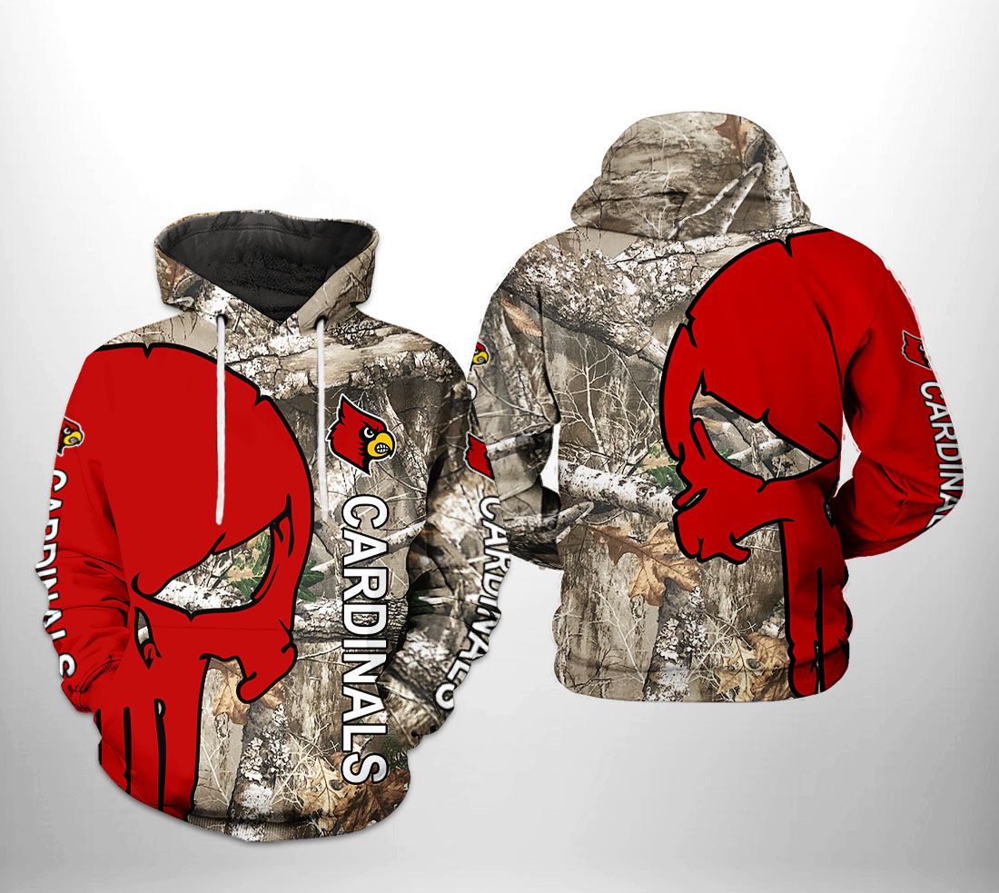 Louisville Cardinals NCAA Camo Veteran Hunting 3D Printed Hoodie/Zipper Hoodie - c67328c52c71 Louisville Cardinals NCAA Camo Veteran Hunting 3D Printed Hoodie/Zipper Hoodie - c67328c52c71