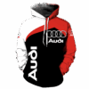 Love Car Audi All Over Print 3D Hoodie Zipper For Men And Women 1240 - 6671d3b6ff49
