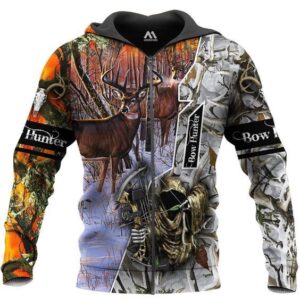 Love Deer Hunting Pullover And Zip Pered Hoodies Custom 3D Graphic Printed 3D Hoodie All Over Print Hoodie For Men For Women - 23980c44db02