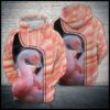 Love Flamingo 3D Printed Hoodie/Zipper Hoodie - a84c86db2658