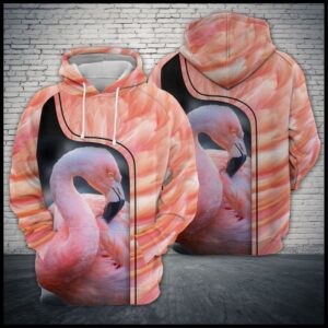 Love Flamingo 3D Printed Hoodie/Zipper Hoodie - a84c86db2658