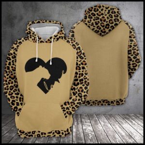 Love Leopard 3D Printed Hoodie/Zipper Hoodie - 09509bc7a6f0