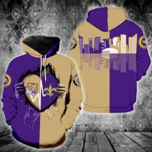 Lsu Tigers 3D Printed Hoodie/Zipper Hoodie - 1198b0812d20