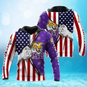 Lsu Tigers American Flag 3d Hoodie For Men For Women All Over Printed Hoodie - 9651613b33fd