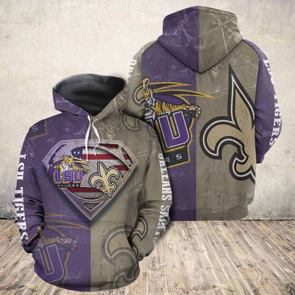 Lsu Tigers Vs Saints 3D Hoodie For Men For Women All Over Printed Hoodie - 80bc024d4ede Lsu Tigers Vs Saints 3D Hoodie For Men For Women All Over Printed Hoodie - 80bc024d4ede