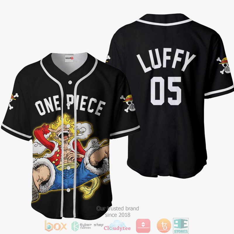 Luffy Gear 5 One Piece Anime Sport Style Baseball Jersey Luffy Gear 5 One Piece Anime Sport Style Baseball Jersey