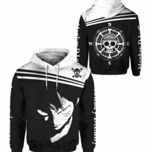 Luffy One Piece Men and Women 3D Hoodie and Zip Up Hoodie Luffy One Piece 3D Shirt Monkey D. Luffy All Over Printed Hoodie - 18958ee2fe3c