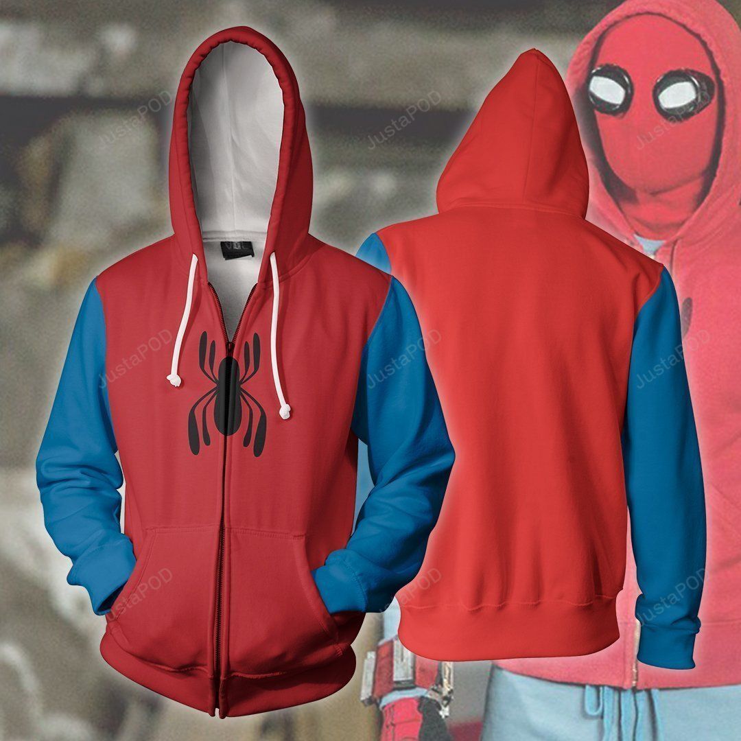 MARVEL COMICS � Homecoming Spider-Man Cosplay 3D Hoodie For Men Women All Over 3D Printed Hoodie - ec3de82cd619 MARVEL COMICS � Homecoming Spider-Man Cosplay 3D Hoodie For Men Women All Over 3D Printed Hoodie - ec3de82cd619