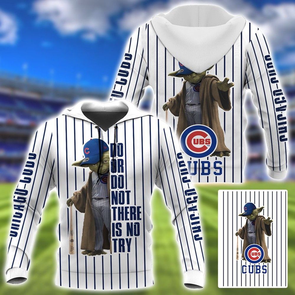 MLB Chicago Cubs And Yoda All Over Printeds 3D Hoodie Sweatshirt - 5c864efe9d40 MLB Chicago Cubs And Yoda All Over Printeds 3D Hoodie Sweatshirt - 5c864efe9d40