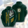 MLB Oakland Athletics 3D Hoodie For Men For Women
