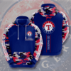 MLB Texas Rangers 3D Hoodie For Men For Women