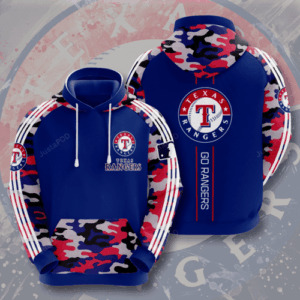MLB Texas Rangers 3D Hoodie For Men For Women