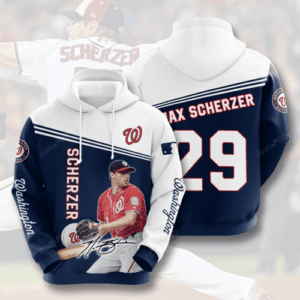 MLB Washington Nationals 3D Hoodie For Men For Women