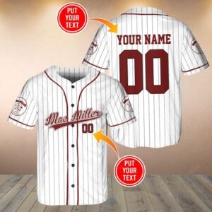 Mac Miller Custom Name And Number Baseball Jersey Shirt