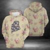 Maine Floral Vintage 3D Printed Hoodie/Zipper Hoodie - d4db0cdf279b