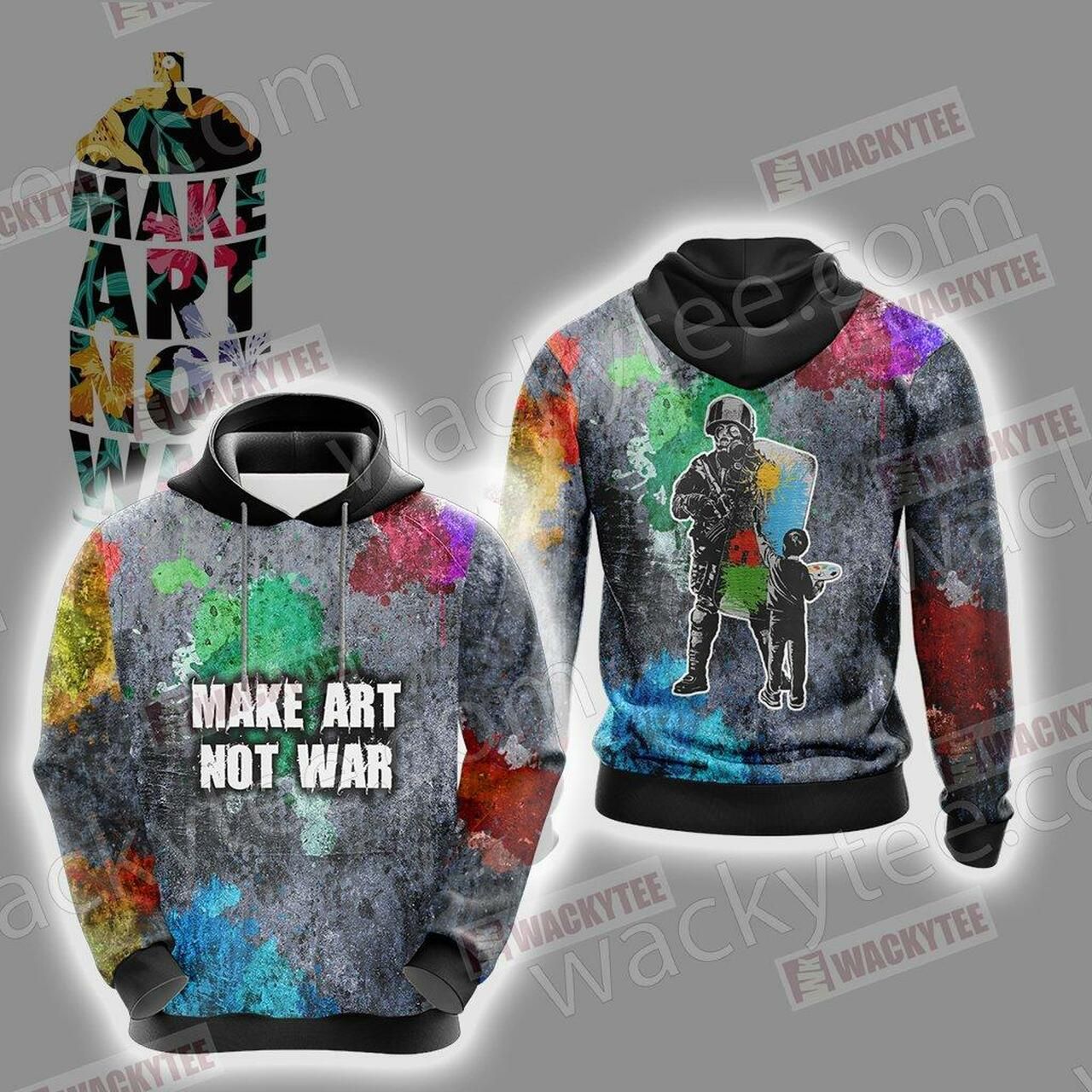 Make Art Not War Veteran 3D Hoodie All Over Print Hoodie3082 - c6f63ac69b7b Make Art Not War Veteran 3D Hoodie All Over Print Hoodie3082 - c6f63ac69b7b