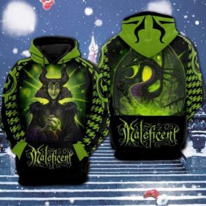 Maleficent 3D Printed Hoodie/Zipper Hoodie - 3a55df44f614