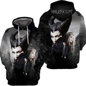 Maleficent 3D Printed Hoodie/Zipper Hoodie - 9ff6b0a0dc23