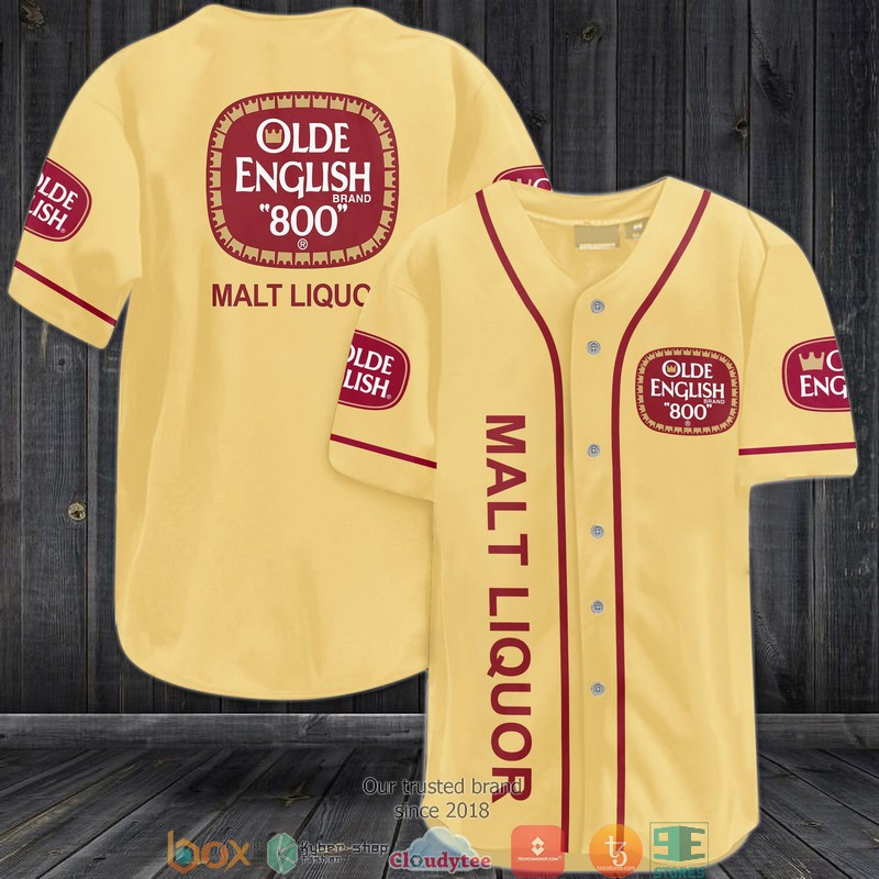 Malt Liquor Olde English 800 Baseball Jersey Malt Liquor Olde English 800 Baseball Jersey