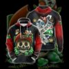 Mario Skull Unisex 3D Hoodie All Over Print Hoodie662 - e274349e724b