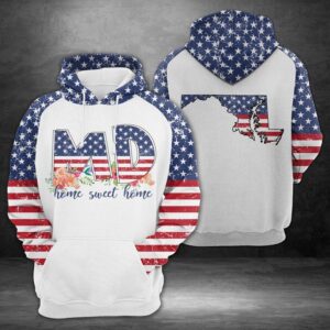 Maryland Home Sweet Home 3D Printed Hoodie/Zipper Hoodie - 2f7de2114d7a