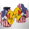 Maryland Terrapins NCAA US Flag 3D Printed Hoodie/Zipper Hoodie - 081ab2f9a2e9