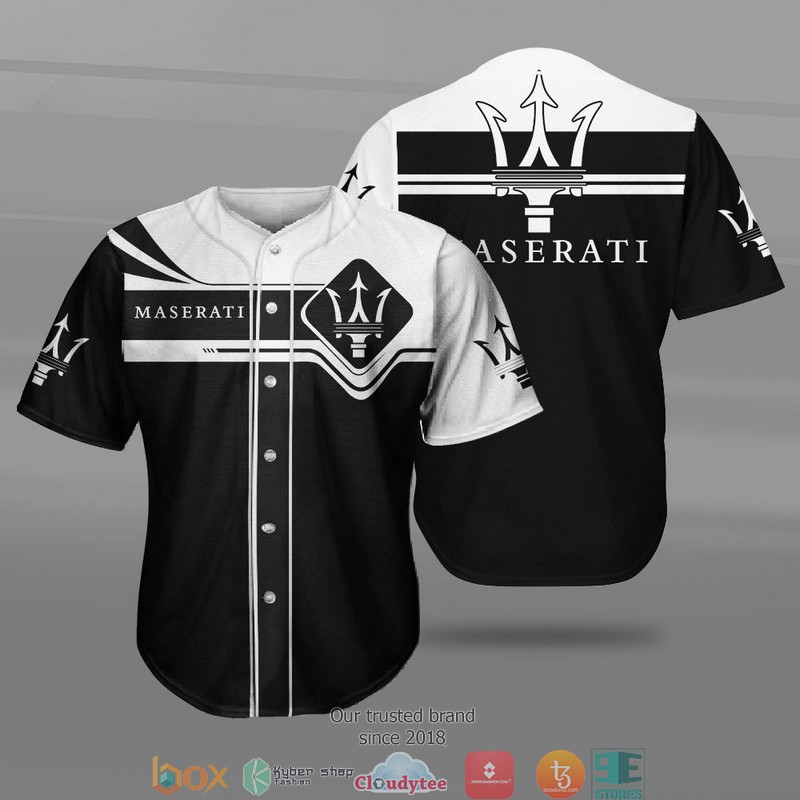 Maserati Car Motor Baseball Jersey Maserati Car Motor Baseball Jersey