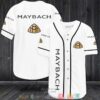 Maybach Logo White Baseball Jersey