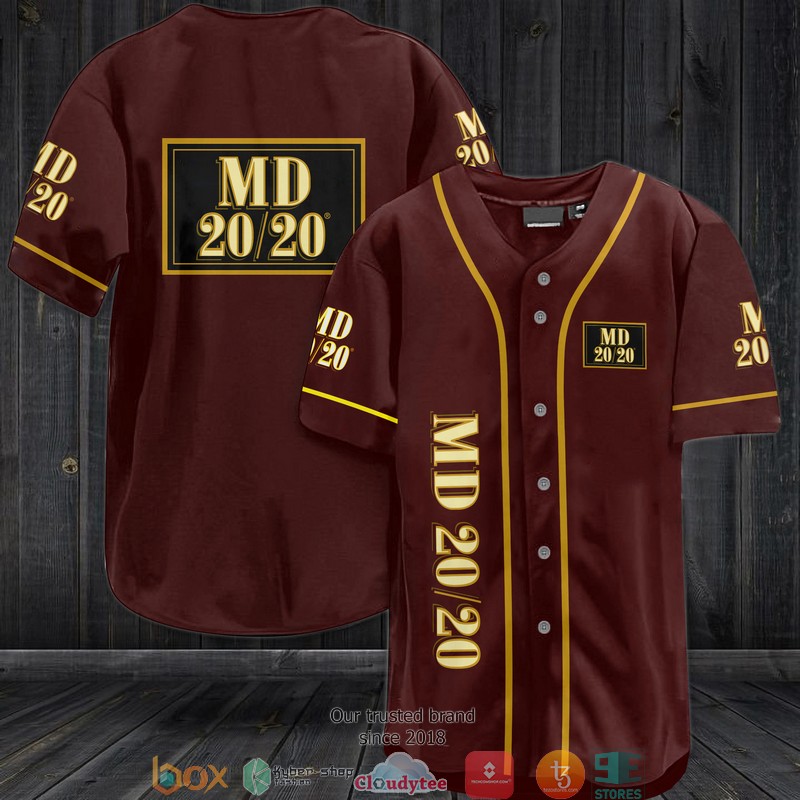 Md 20 20 Baseball Jersey Shirt Md 20 20 Baseball Jersey Shirt