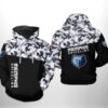 Memphis Grizzlies NBA Camo Veteran Team 3D Printed Hoodie/Zipper Hoodie - 10aa4da660df